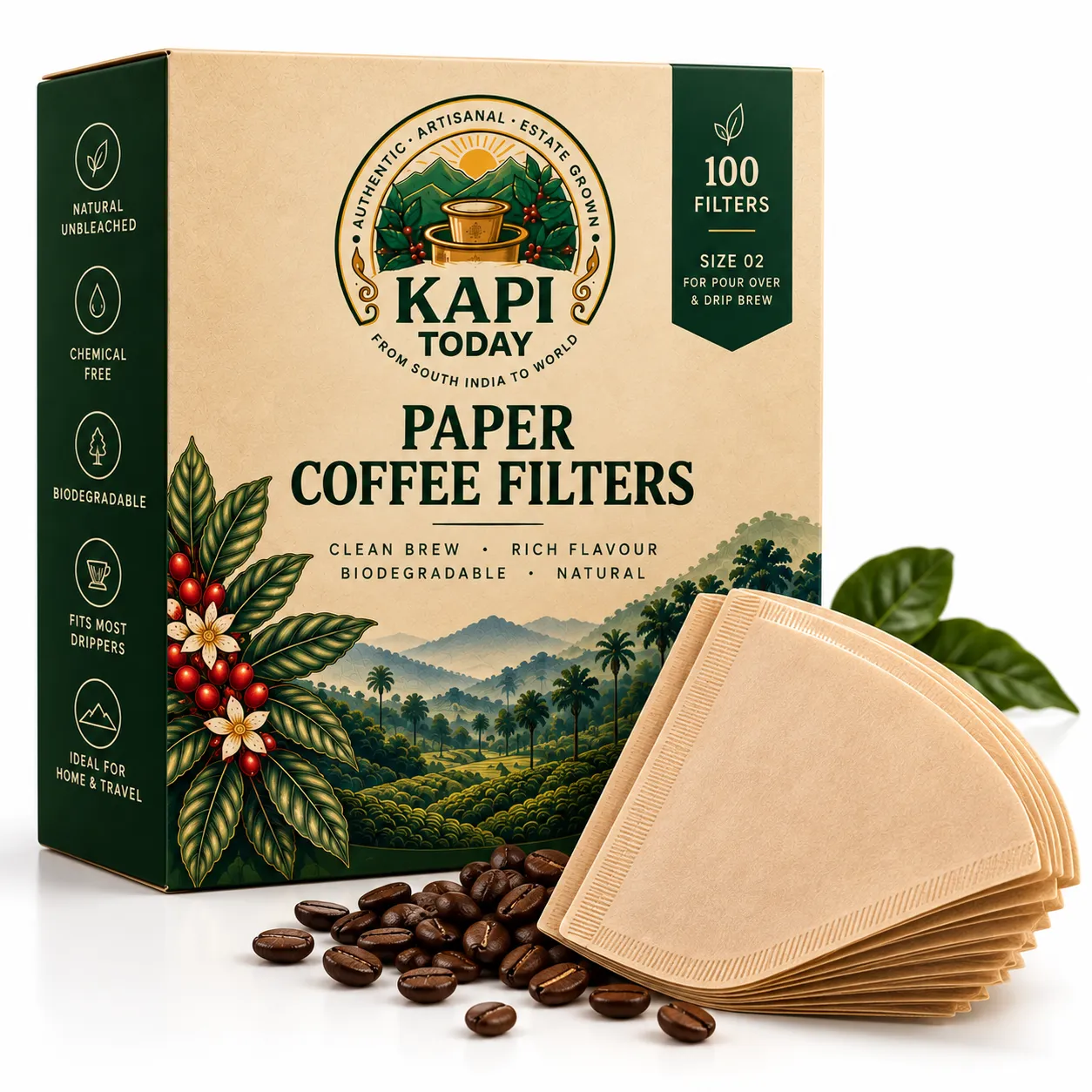 Kapi Today Paper Coffee Filters