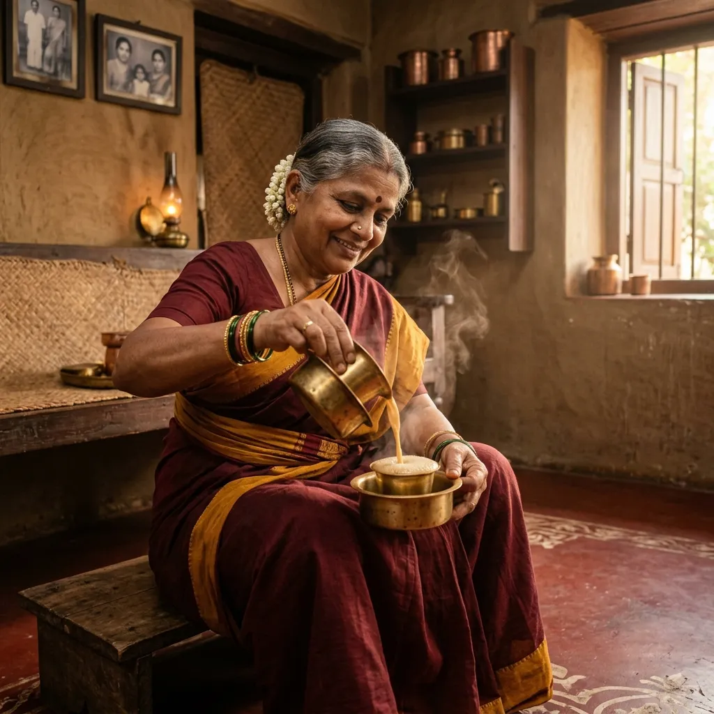 Traditional filter coffee